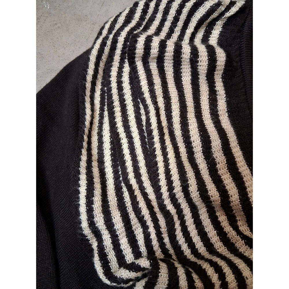Ruffle Style Cardigan Women Size Large Zip Up Girly Old Money Work Wear - Picture 5 of 10